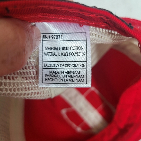 Scarlet Ohio State Cap with Mesh Back - Picture 4 of 5